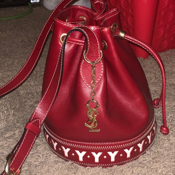 Saint Laurent Handbags - Authentic Vintage YSL red bag